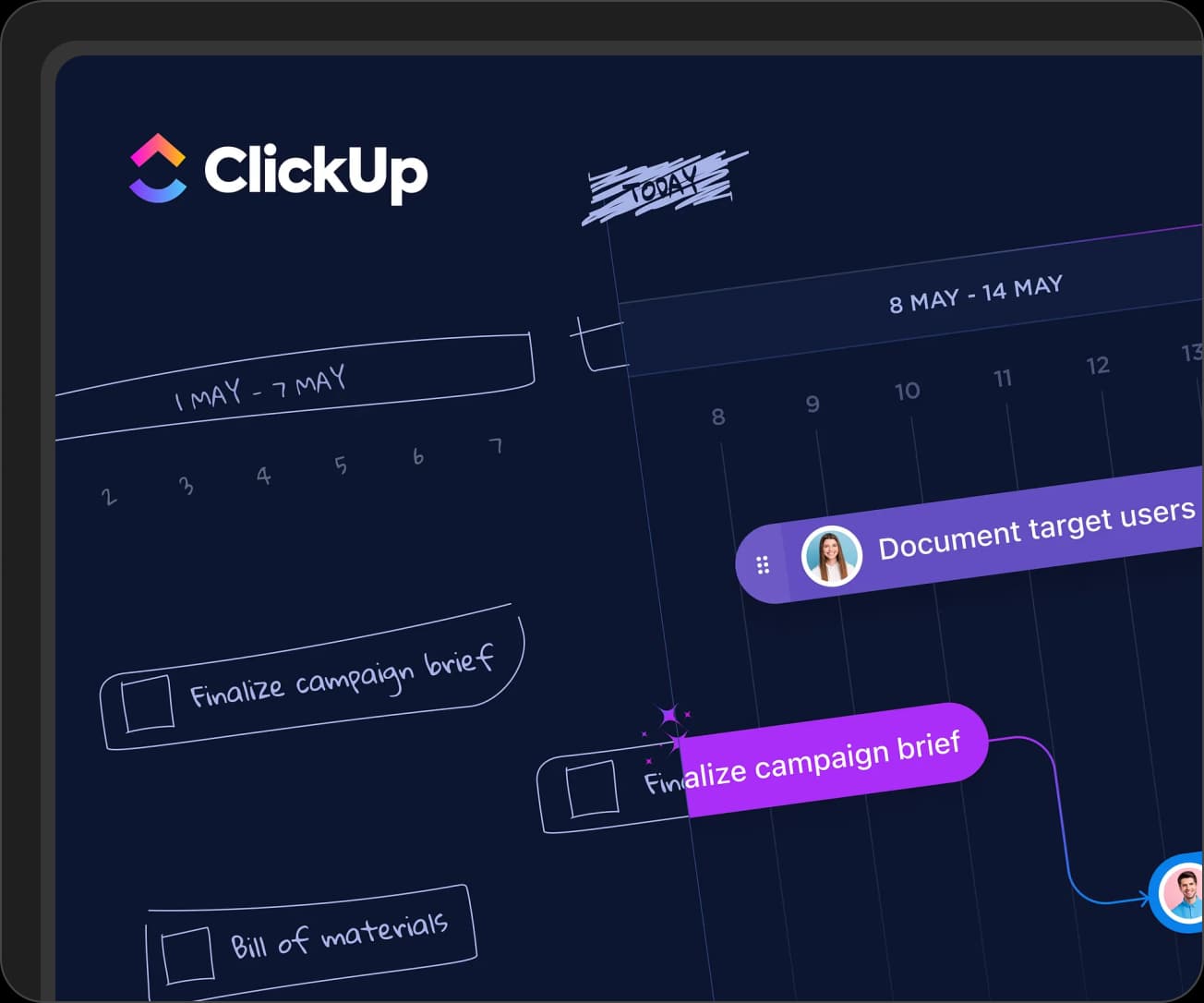 Structured client portal workflow diagram